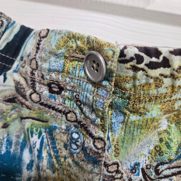 Chico’s Multicolor Print Crop Pants Size 2 (Large) - Picture 8 of 11